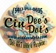    WELCOME TO
  Cindee's Dots, 
Art with a Purpose 