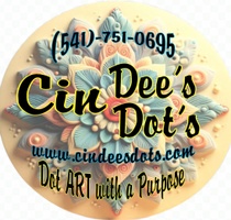    WELCOME TO
  Cindee's Dots, 
Art with a Purpose 