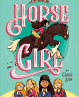 School Library Journal good review of Horse Girl book and image of book cover.