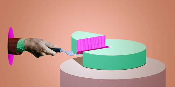 Slice of cake symbolizing bold marketing strategy; Fractional CMO solutions by ResponseGurus.