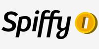 Spiffy O in black and yellow color on white background