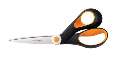 Fiskars 175800 1002 Razor-edge Softgrip Scissors 8 Inch, Black