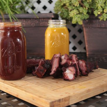 BBQ Sauce, Mustard Sauce, Rib Tips