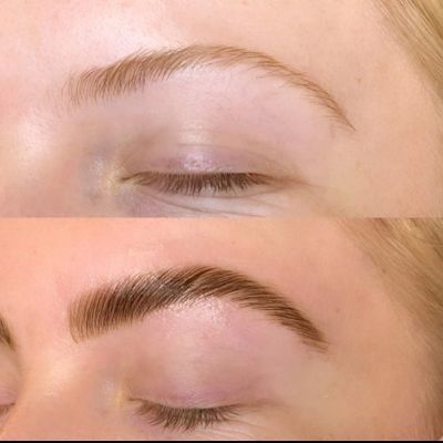 Please Enjoy My Brow Lamination Before and After Photos, Review