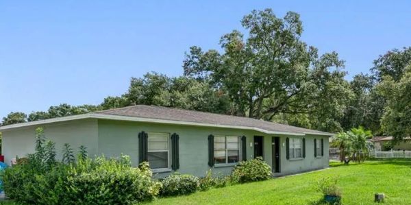 Lots of space to relax or play behind every apartment.