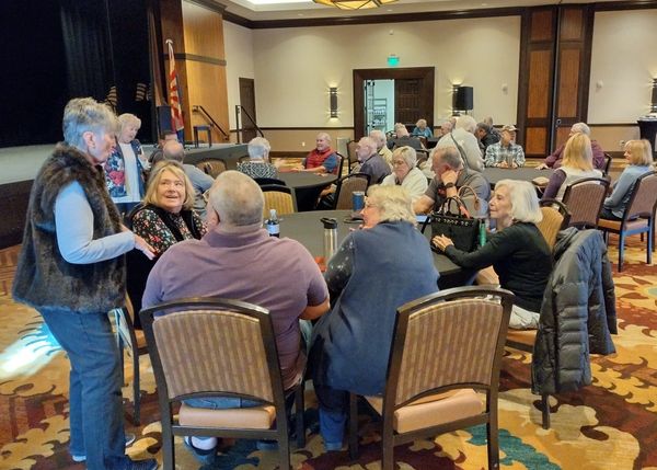 Members in Hermosa Ballroom on Dec. 10