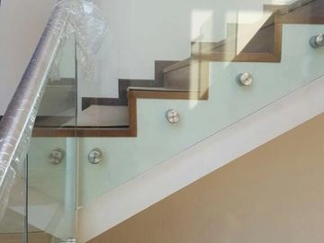 12mm Tempered Glass for your stairs railing.