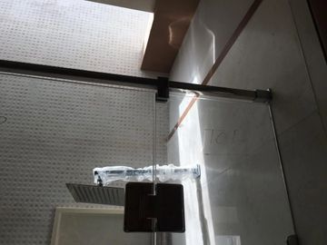 Shower Cubical with Square Pipe