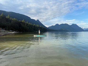 Paddle boarding on BC’s pristine lakes