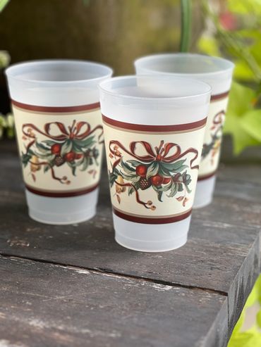 Tiffany's Christmas Pattern 20 ounce frostflex cup