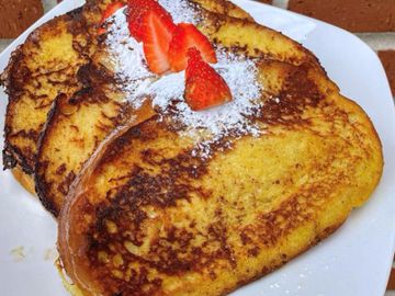 Our famous Challah French Toast