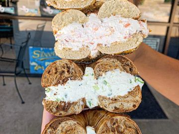 Bagels and Schmears - Specialty flavored cream cheese, made in-house from scratch