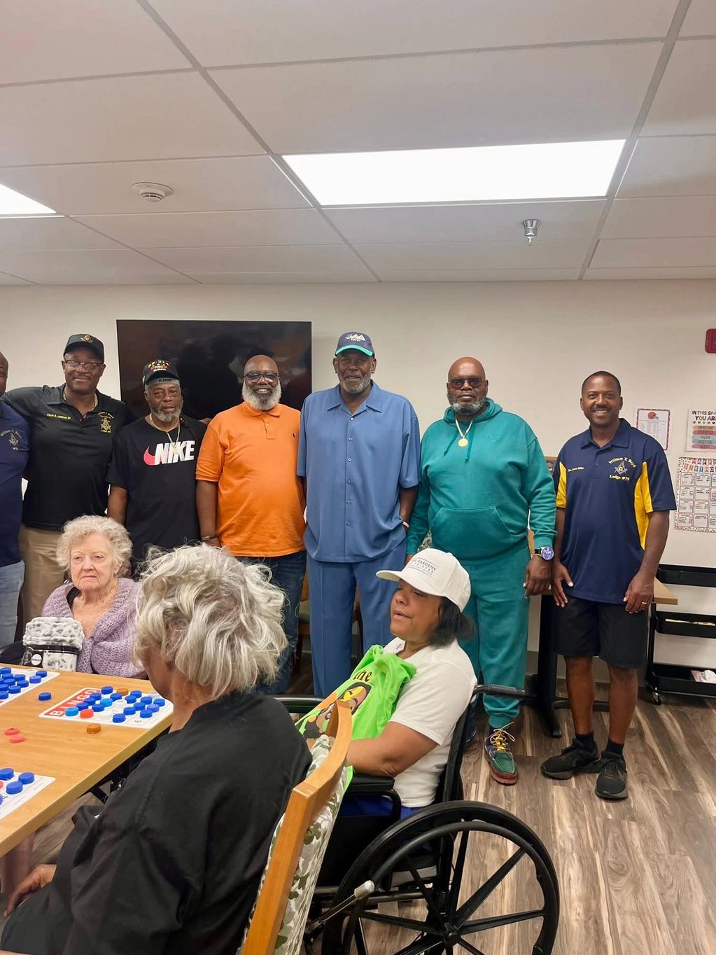 Visiting our Seniors and spreading joy