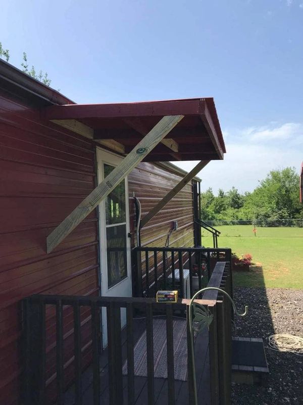 New awning added to home. 