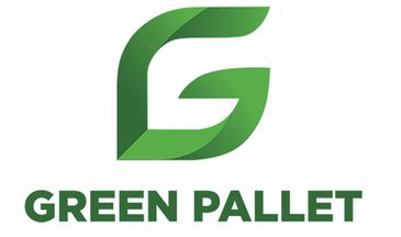 Green Pallet logo with a stylized green 'G' and leaf design.