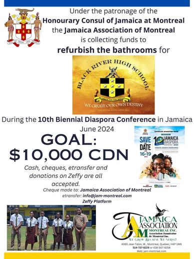 Zeffy: https://rb.gy/nzls66
Chq:  Jamaica  Association of Montreal
Etransfer: info@jam-montreal.com