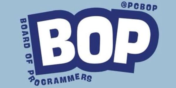 Logo with bold letters BOP for Board Of Programmers.