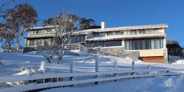 External shot of Valhalla Perisher in winter