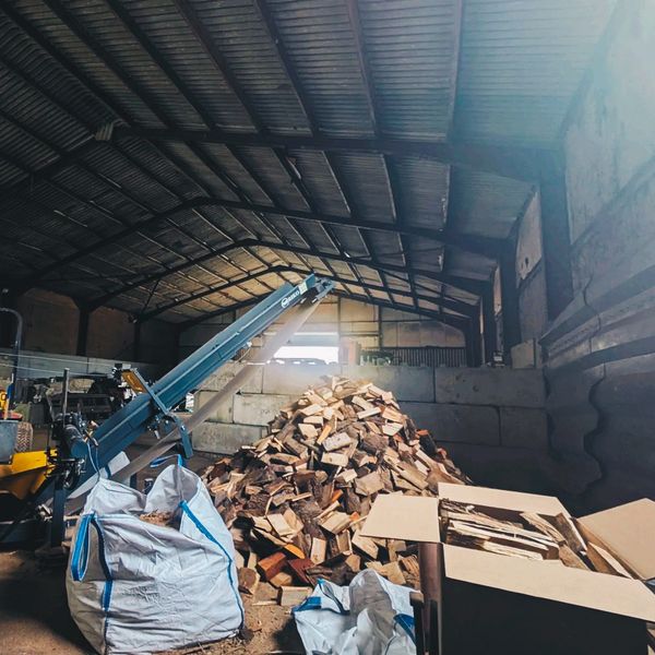 This is our firewood processor, making work easier for us to get your logs down to the right sizes