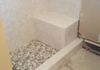 Tile Shower w bench seat