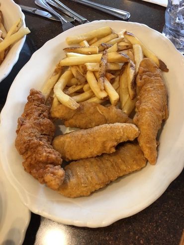 Fried Chicken With Fries