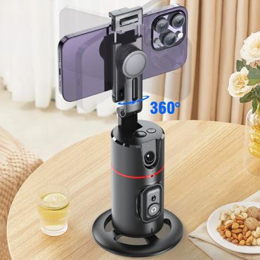 Gimbal Inteligente 360 ° Rastreamento Automático Da Face All-in-one Rotação Para Vídeo Smartphone Es