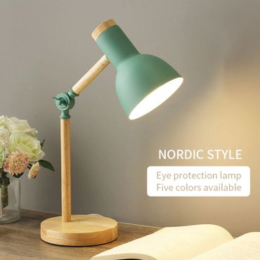 Luminária de Cabeceira Noturna e de Mesa Led Minimalista Moderno estilo Nórdico 