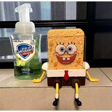 Porta esponja Bob Esponja Divertido – Ideal para Cozinha e Banheiro