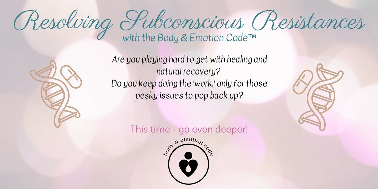 Body & Emotion Code resistance healing banner
