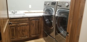 New home build laundry room