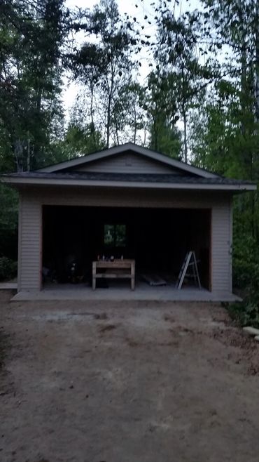New detached garage 
