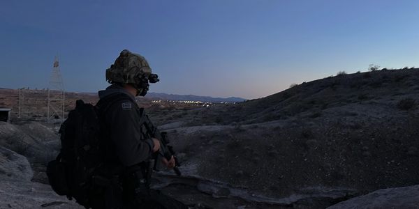 Nighttime fun in the desert outside of Las Vegas