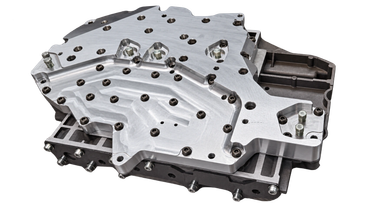 Metal automotive transmission valve body.