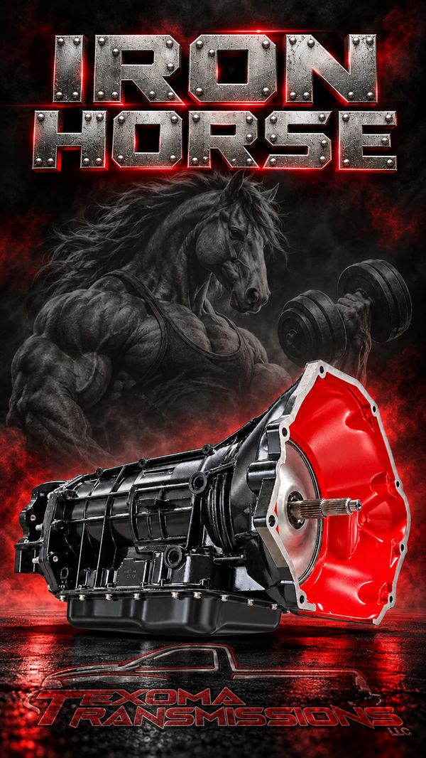 Iron Horse Texoma Transmissions automotive graphic.
