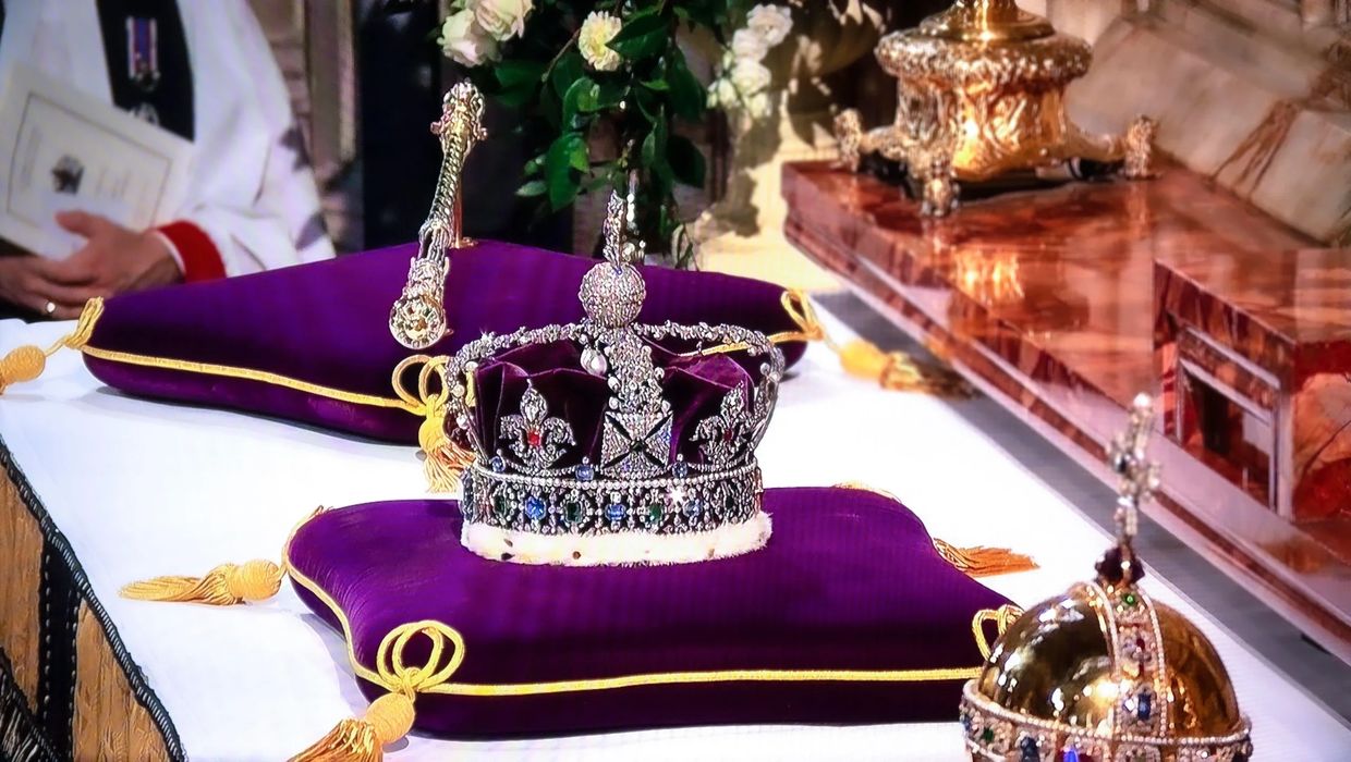 The Imperial State Crown and Sceptre
