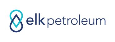 Logo of Elk Petroleum with a blue and teal drop symbol.