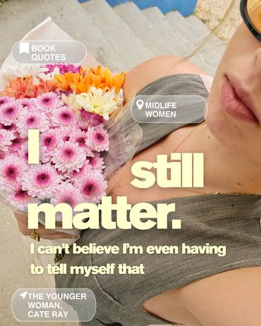 A quote about women's self esteem and self worth, about how women still matter, from the domestic su
