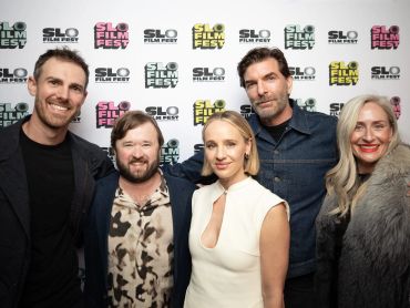Group photo of five people at SLO Film Fest.
