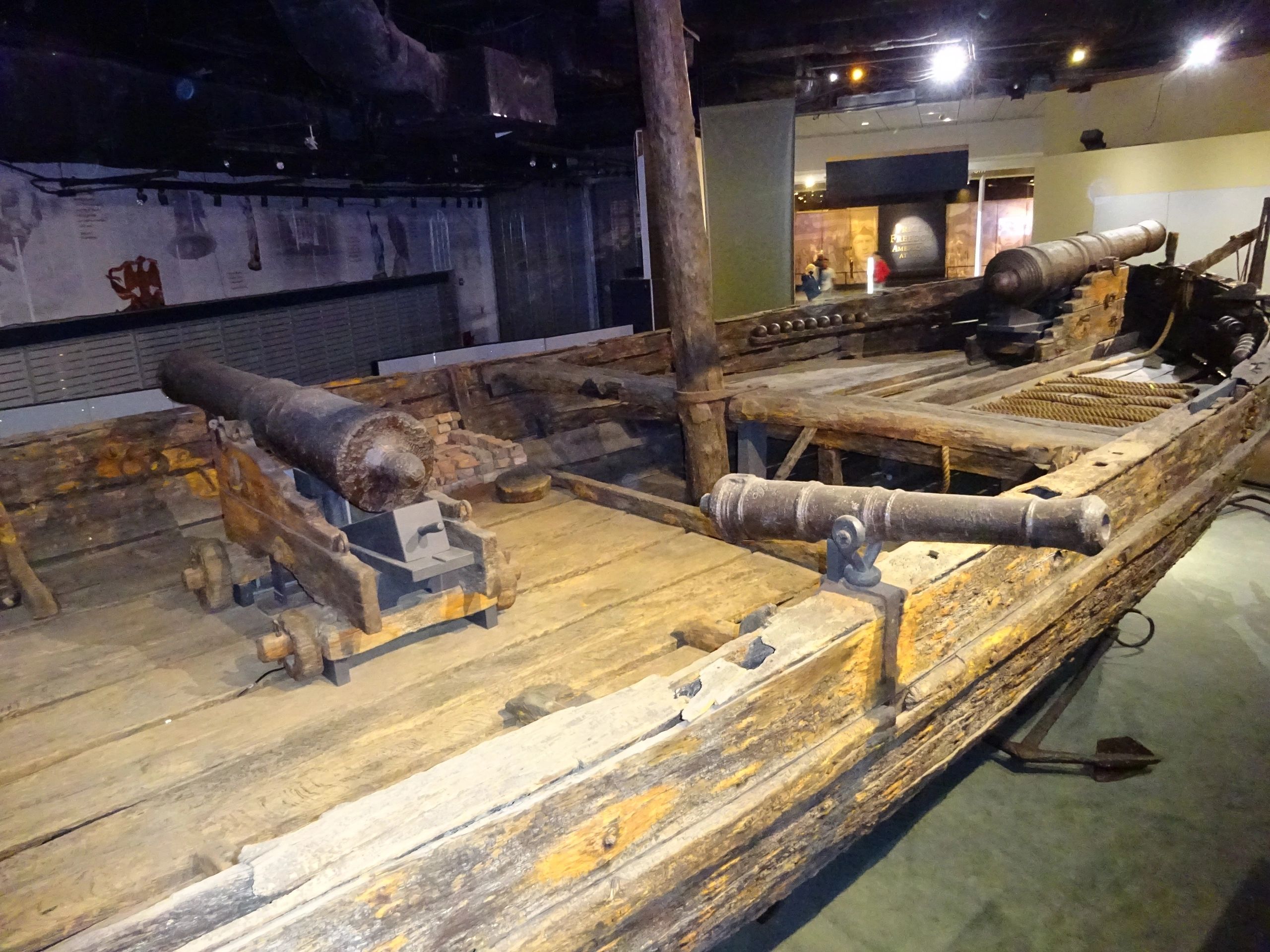 The gunboat Philadelphia