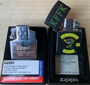 KNNK Lighter with butane inserts