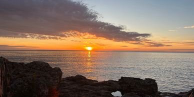 Sunrise on Lake Superior 