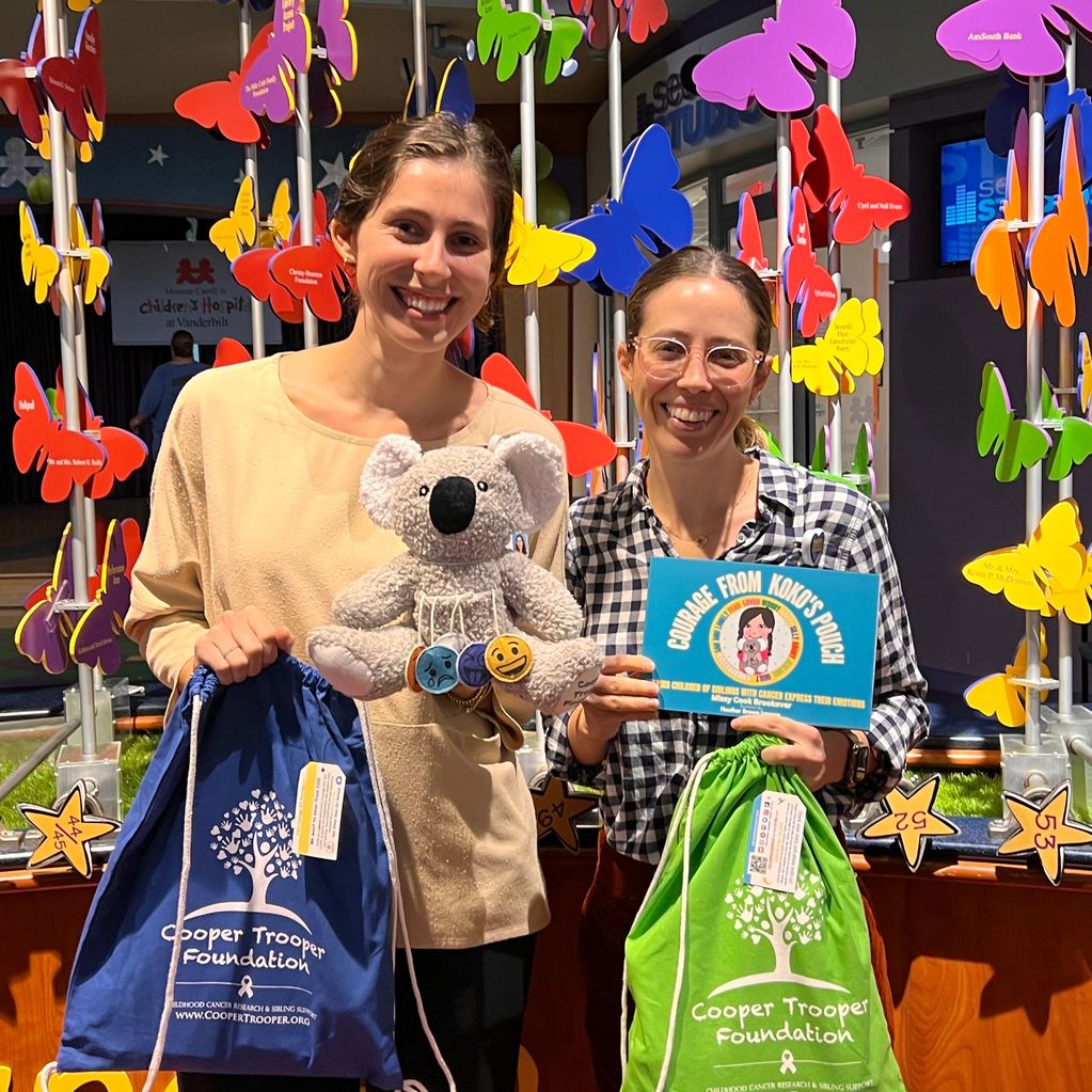 Child Life Specialists from hospitals across the country provide Courage Kits for the siblings.