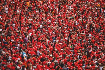 Chiefs fans at Arrowhead Stadium