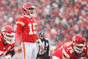 Patrick Mahomes snow game