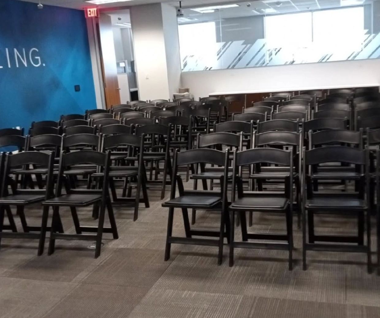 Black Garden Folding Chair Rentals In All The Dallas DFW Area