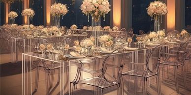 Table and Chair Rentals in the Dallas DFW area.