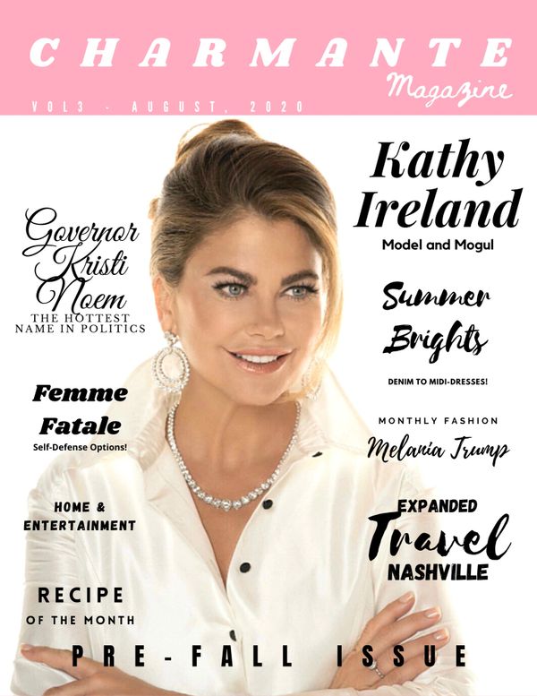 Kathy Ireland, model, business mogul, Kristi Noem, femme fatale, fashion, travel, Nashville