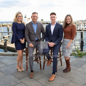 Group portrait of office team