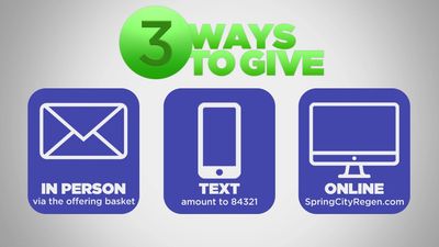 3 Ways to Give