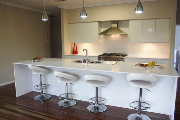 modern kitchen style stone clean concrete melamine polyurethane white gloss handless furnipart